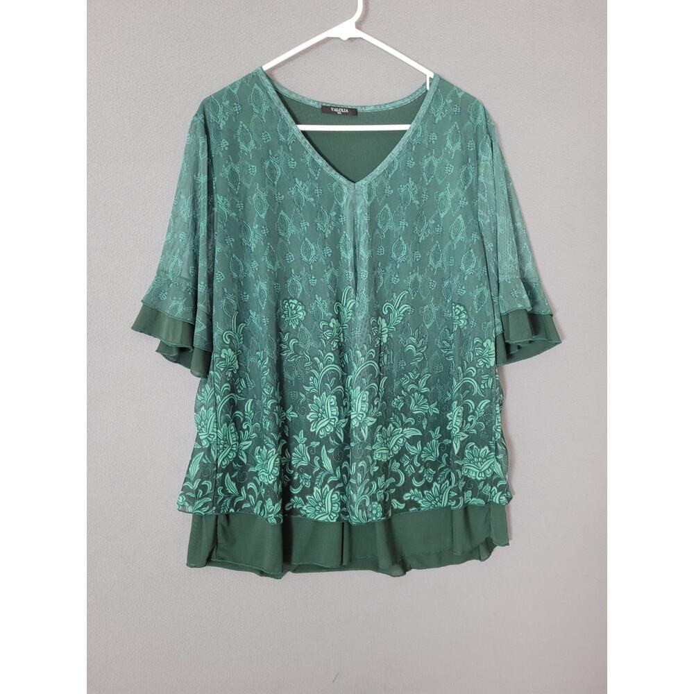 Valolia Womens Plus Size Lightweight Tunic Top Blouse XXL